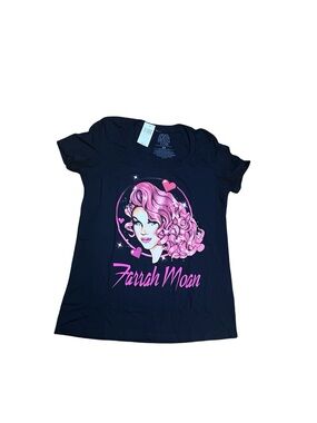 NWT Rupaul Drag Race Farrah Moan Pink Hearts T-Shirt Streamer Diva OS Pride